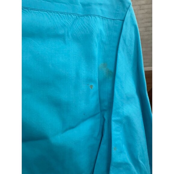 Hugo Boss Blue 100% Cotton Button Down Long sleeves Shirt Mens Size 42 - Picture 4 of 9